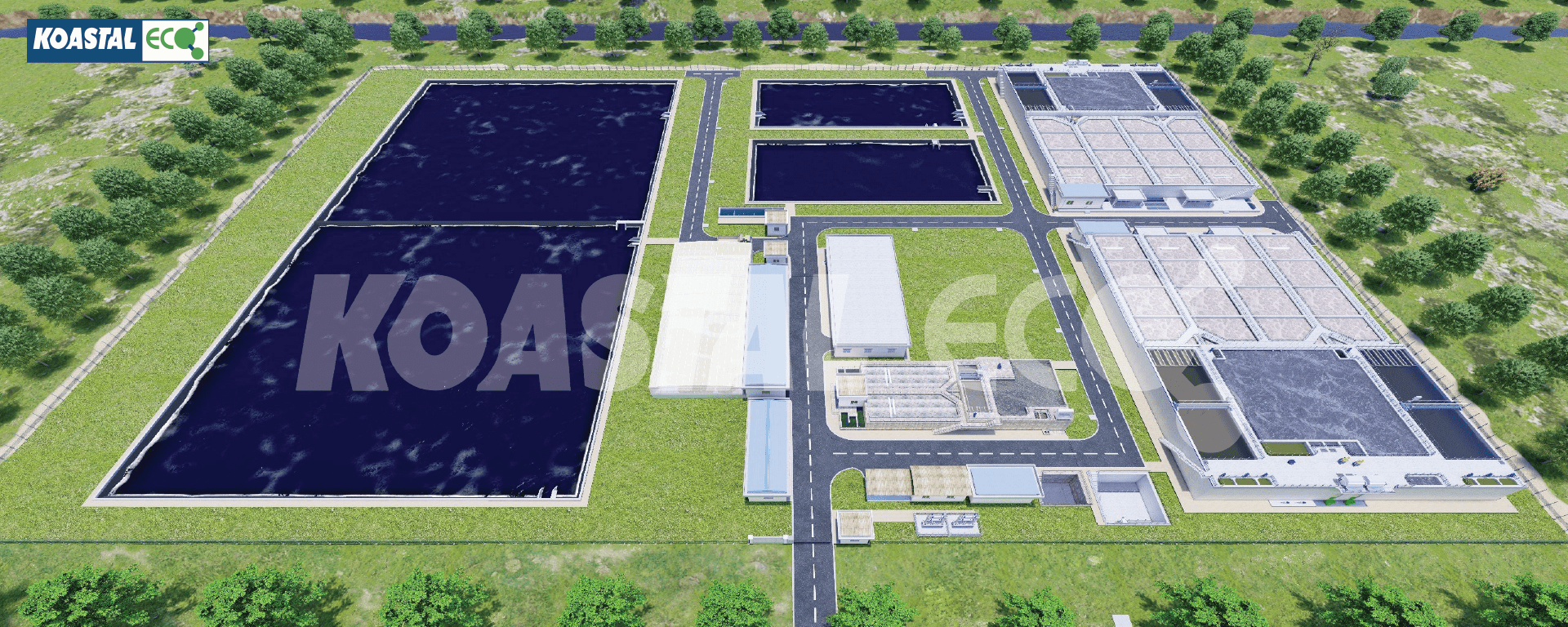 The centralized wastewater treatment plant of An Phat 1 Industrial Park