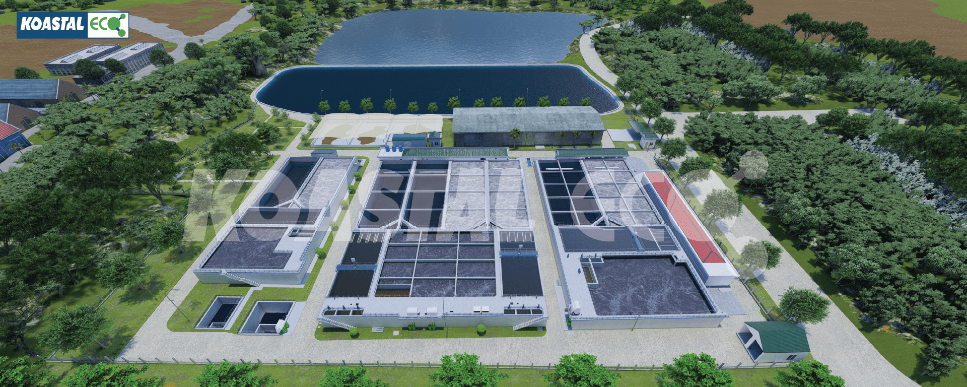 The centralized wastewater treatment plant of Khai Quang Industrial Park