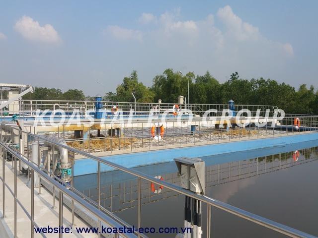 验收交付使用—Viet Huong 2工业园区1号纺织印染废水处理厂，处理能力为6000立方米/昼夜