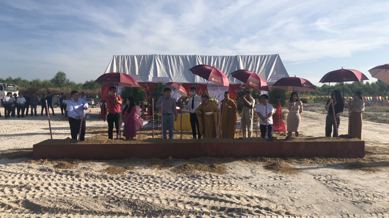 The commencement ceremony of the central textile and dyeing wastewater treatment plant phase 1 of Minh Hung Sikico IP – Capacity: 10,000 m3/day