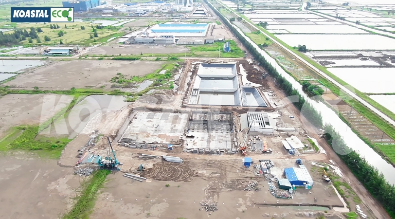 Koastal Eco has implemented the centralized waswater treatment plant of Rang Dong textile industrial Park