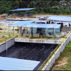 The wastewater treatment system of Baneng Textile Industrial company