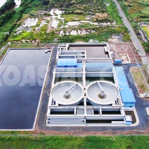 The centralized wastewater treatment plant for textile and dyeing in Thanh Thanh Cong Industrial - Capacity: 15.000 m3/day