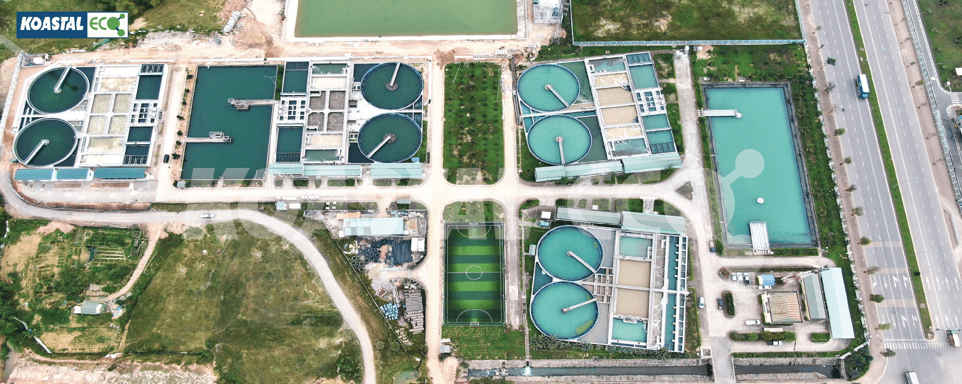Yen Binh 工业 - 都市 - 服务园区之废水集中处理厂