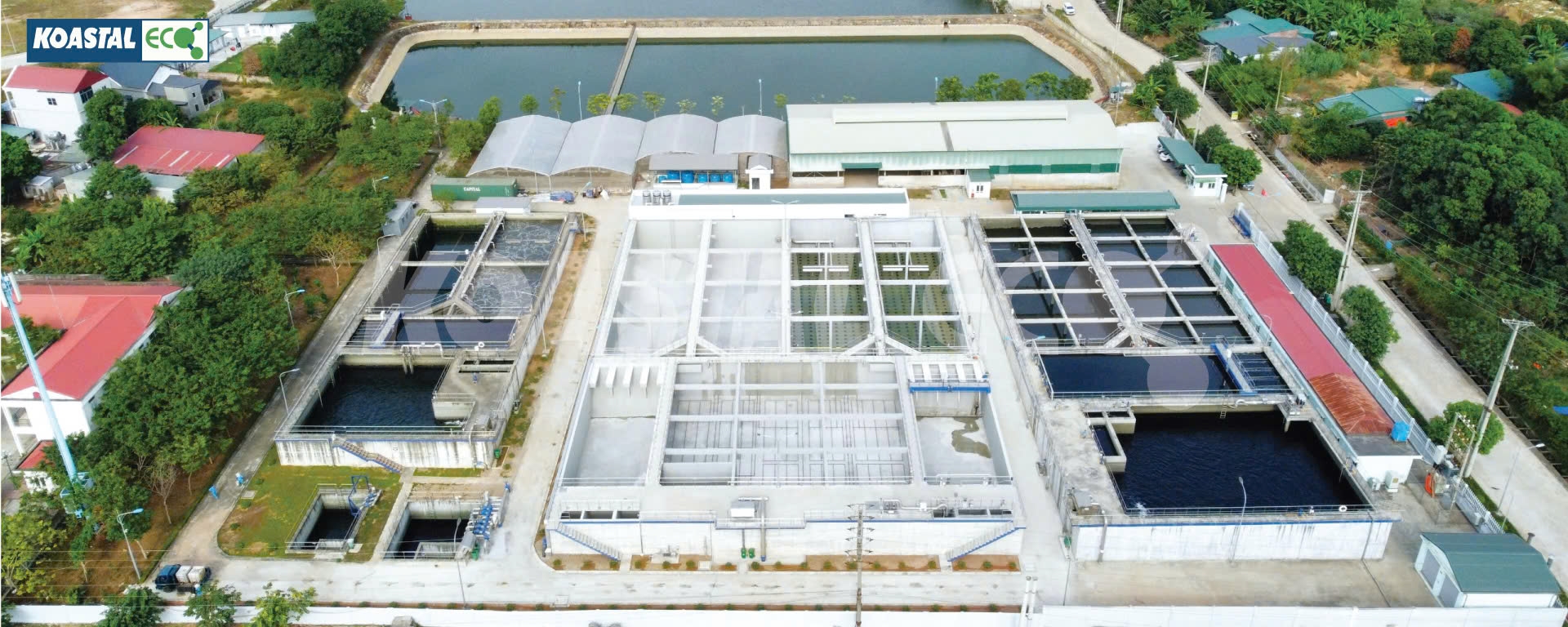 The centralized wastewater treatment plant of Khai Quang Industrial Park