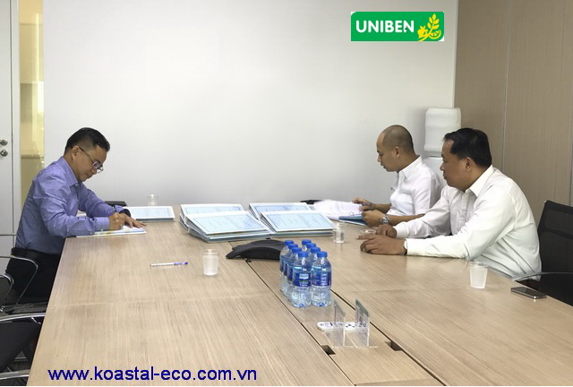 EPC Contract Signing Ceremony – The wastewater treatment system of Uniben Binh Duong Plant