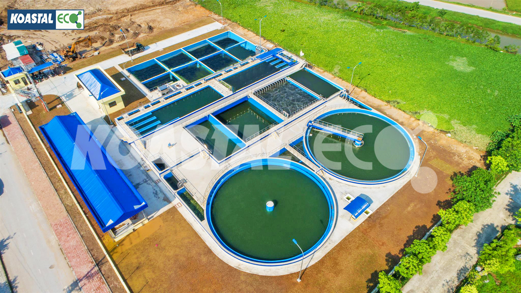 Nghiệm thu, bàn giao đi vào sử dụng – Hệ thống thu gom và Nhà máy xử lý nước thải tập trung Kim Hà của Khu công nghiệp Đại Đồng Hoàn Sơn