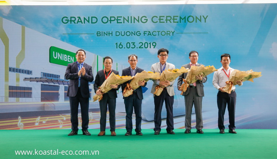 Inauguration of Uniben Binh Duong Factory.