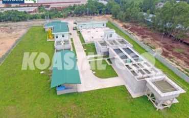 The Water treatment system stage 1 of Dong Nam IP – Capacity: 10,000 m3/day