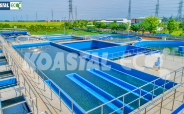 The wastewater collecting system and Kim Ha Central wastewater treatment plant of Dai Dong Hoan Son IP – Total Capacity: 10,000m3/day