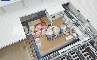 Nui Tien纯净水、药材和果汁厂供水处理系统（生产用） – 处理能力: 120 m3/h