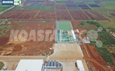 The wastewater treatment plant for Nui Tien Pure water, Herbal juice and Fruit juice Processing Plant – Capacity: 1,000 m3/day
