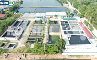The central wastewater treatment plants of Khai Quang IP – Total capacity: 25,000 m3/day