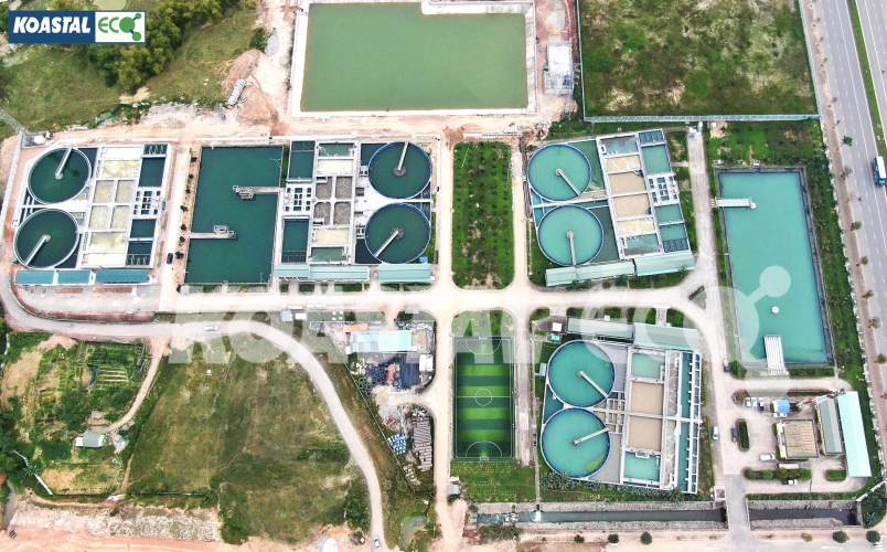 Nhà máy xử lý nước thải tập trung Khu đô thị, dịch vụ, công nghiệp Yên Bình – Tổng công suất: 55.000 m3/ngày đêm