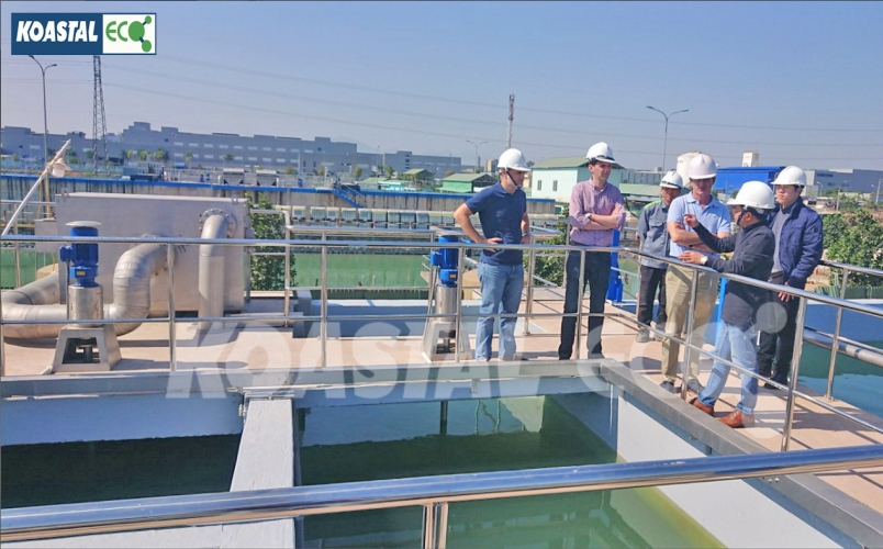 Nhà máy xử lý nước thải Nhiêu Lộc – Thị Nghè. Tổng công suất 480.000 m3/ngày đêm