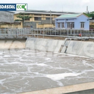 Chu Prong中心橡胶加工工厂废水处理系统, 处理能力 1.000 m3/日. 类型