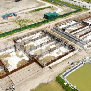 An Phát 1 工业区集中式废水处理工厂 – 总处理能力: 25.000 立方米/天，第二阶段：24,000 立方米/天