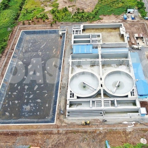 The centralized wastewater treatment plant for textile and dyeing in Thanh Thanh Cong Industrial - Capacity: 15.000 m3/day