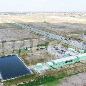 The central wastewater treatment plants of An Phat 1 IP – Total capacity: 25,000 m3/day, Module 1: 1.000 m3/day