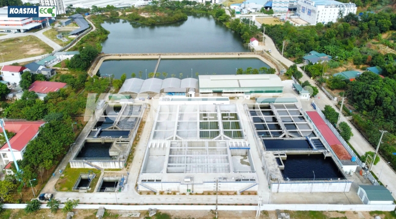 Officially groundbreaking ceremony of Khai Quang Industrial Park Centralized wastewater treatment plant, Module 2: 14.000 M3/day