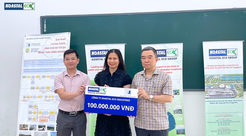 QUỸ “KOASTAL – VÌ CỘNG ĐỒNG” VÀ QUỸ “KOASTAL – PHÁT TRIỂN CÔNG NGHỆ VÀ CON NGƯỜI” TRAO TẶNG HỌC BỔNG 100 TRIỆU ĐỒNG CHO GV, SV NGÀNH NƯỚC – TRƯỜNG ĐẠI HỌC XÂY DỰNG HÀ NỘI